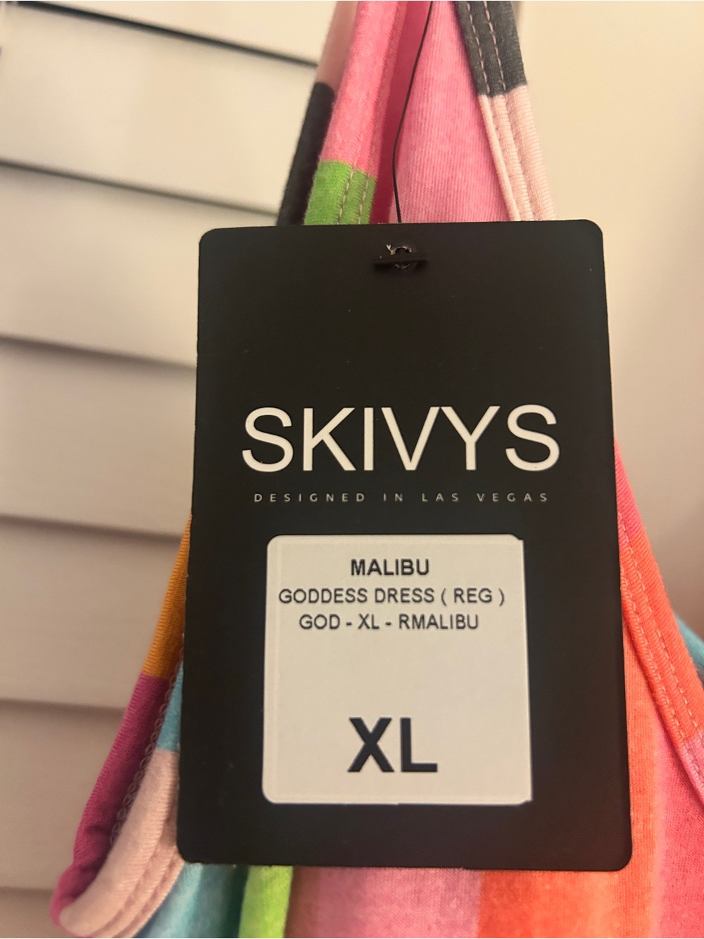 Skivvys Colorful Goddess Dress - Malibu - Picture 3 of 9